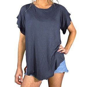 LOFT Flutter Sleeve Flowy Blouse‎